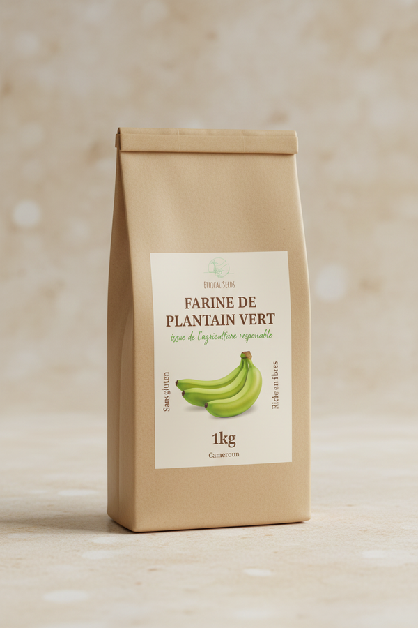 Farine de Plantain Vert