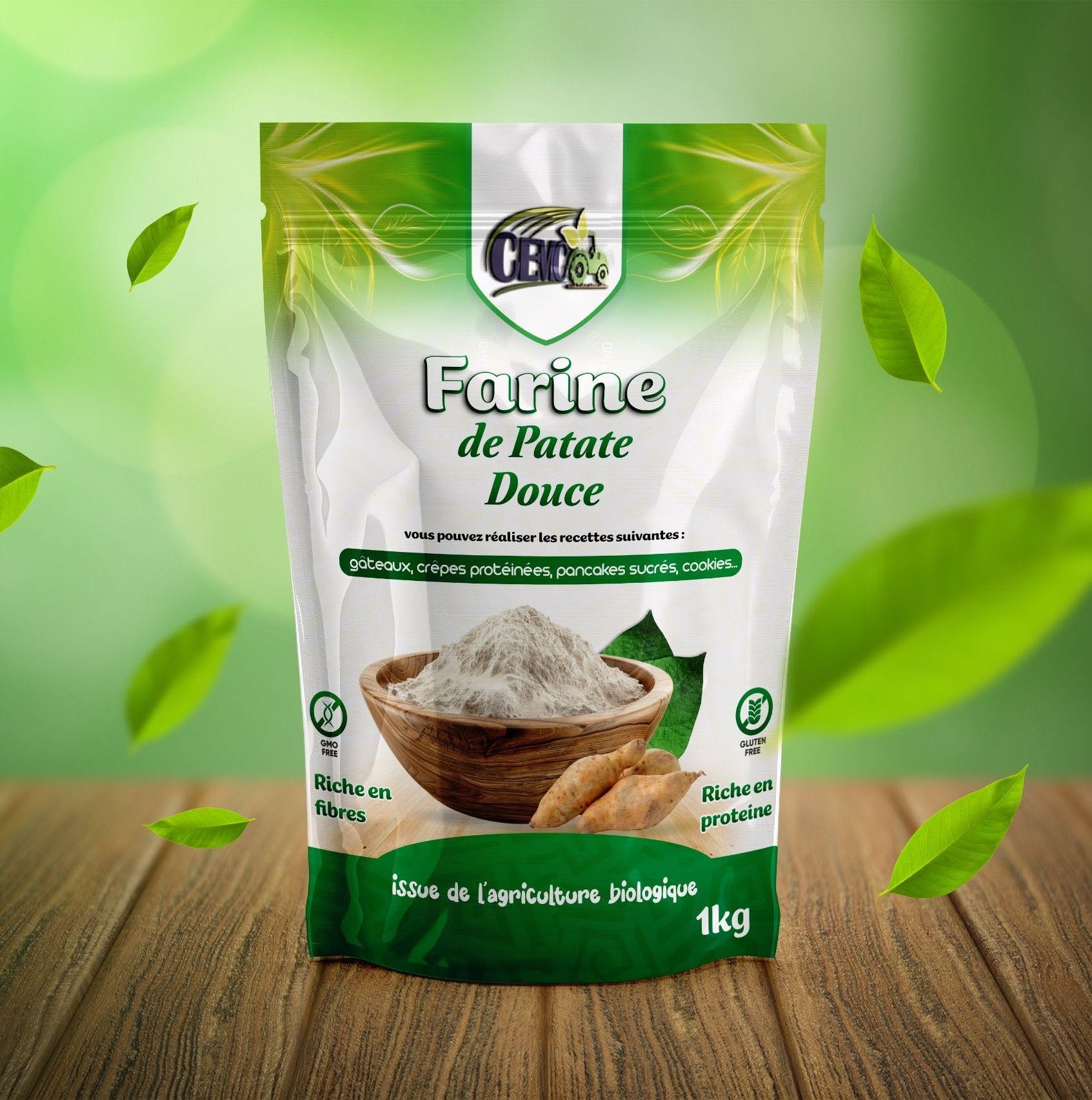 Sachet de farine de patate douce CEMC de 1 kg